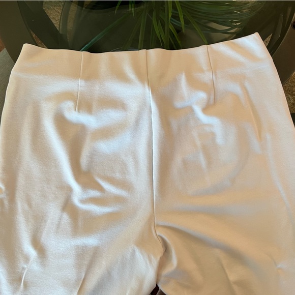 Investments Ponte Knit No Waist Slim Straight Pants L - Picture 2 of 9